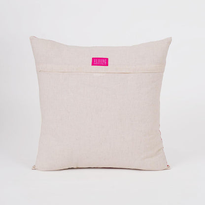 Zellij Islamic Geometrical Pattern Pillow Cover Earthy Cotton Blend