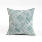 Modern Retro Aqua Green Geometric Print Cushion Cover | Cotton | Multiple Sizes
