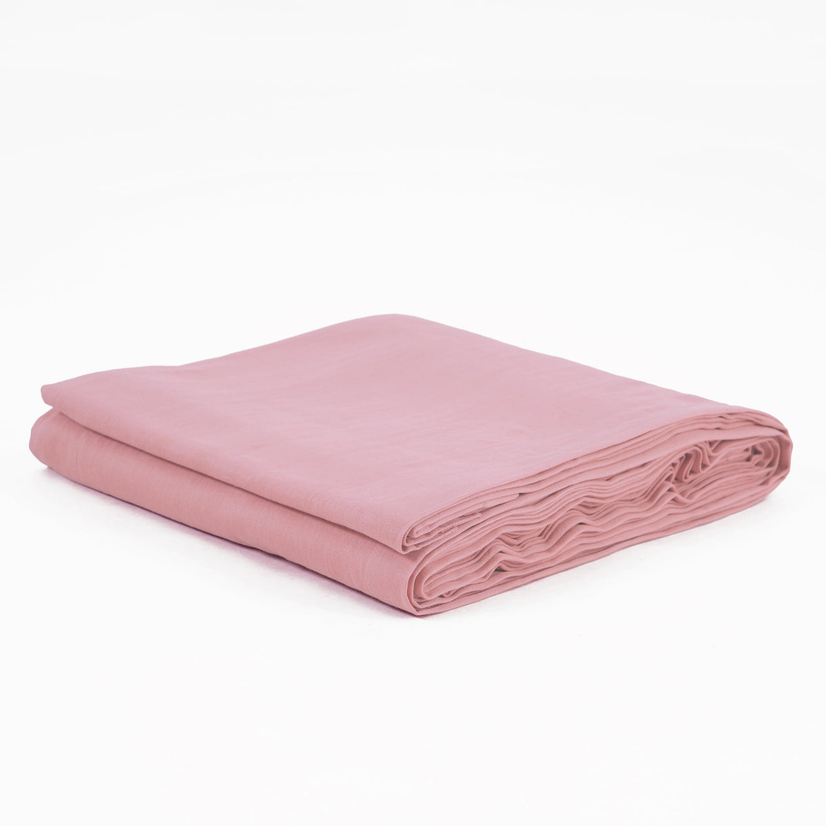 OLD ROSE 300TC flat sheet set, premium pure cotton satin