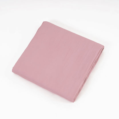OLD ROSE 300TC flat sheet set, premium pure cotton satin