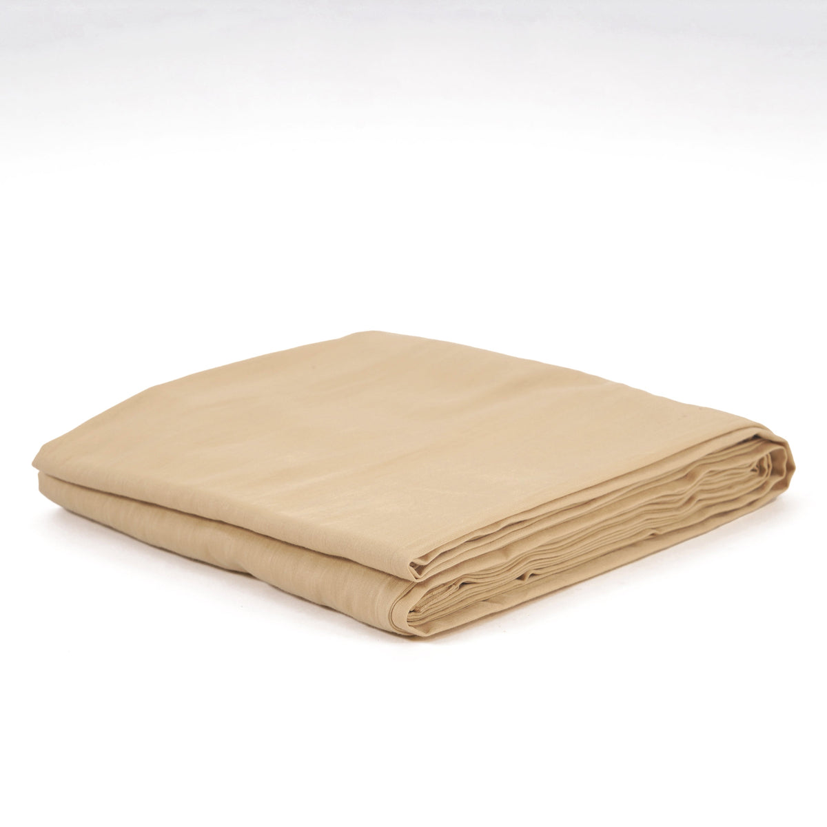 BEIGE 300TC flat sheet set, premium pure cotton satin