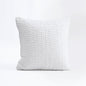 Shwet White Kantha Stripe Quilted Pillow Cases | 100% Cotton | Multiple Sizes