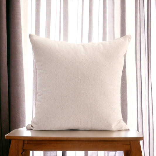 Natural Colour Linen Cotton Blend Pillow Cover – Soft, Durable, Stylish