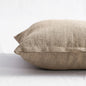 Natural Thick Linen Pillow Cover | Heavy Weight Fabric | Zip Closure | Multiple Sizes