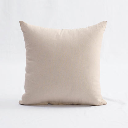 Natural Striped Cotton Pillow Cover | Woven Stripe Texture | Zip Closure | Multiple Sizes