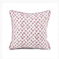 Plum Dominoterie Small Floral Print Cotton Cushion Cover | 16", 18", 20" & 24" | Zip Closure