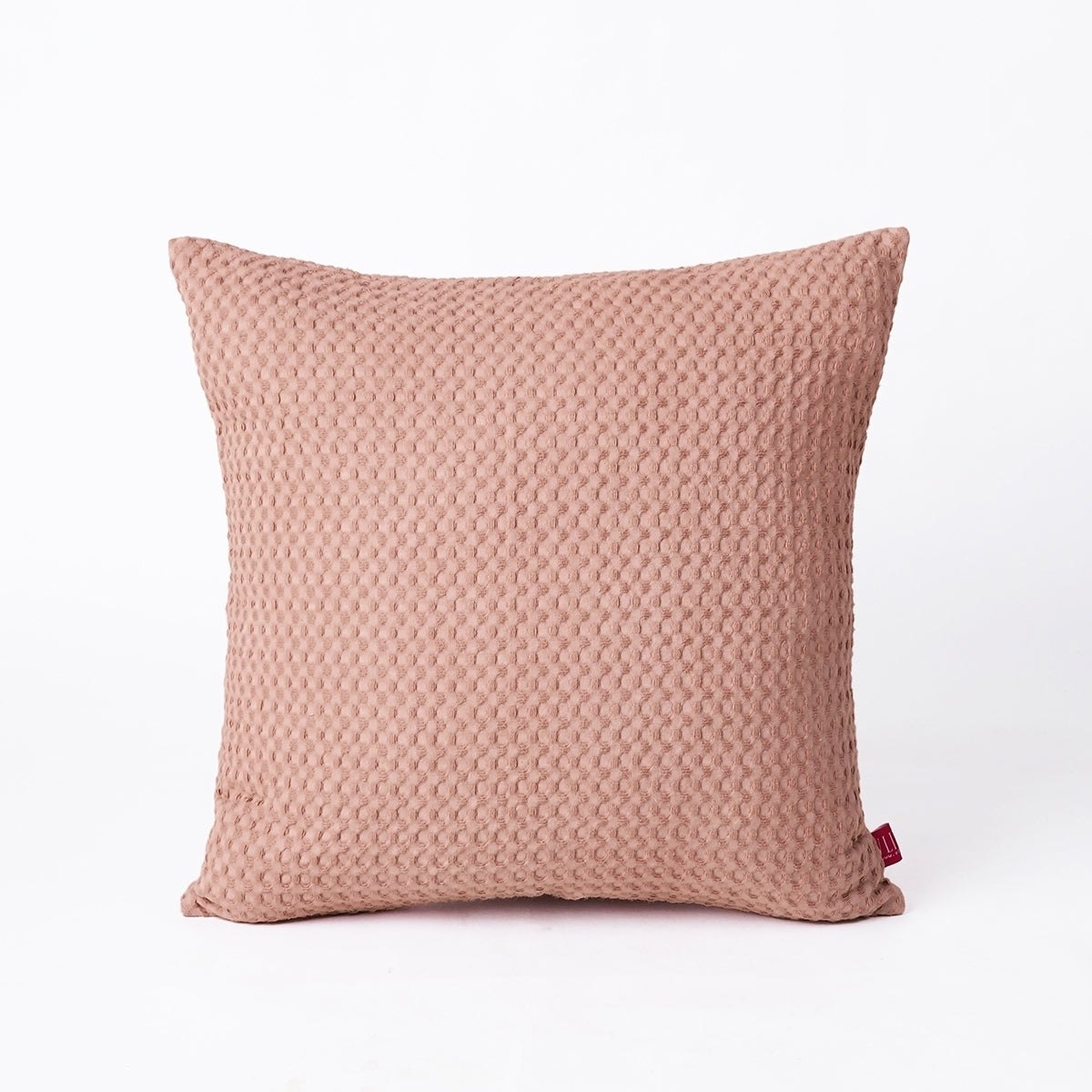 Old Rose Reversible Cotton Waffle Pillow Cover Soft Luxury