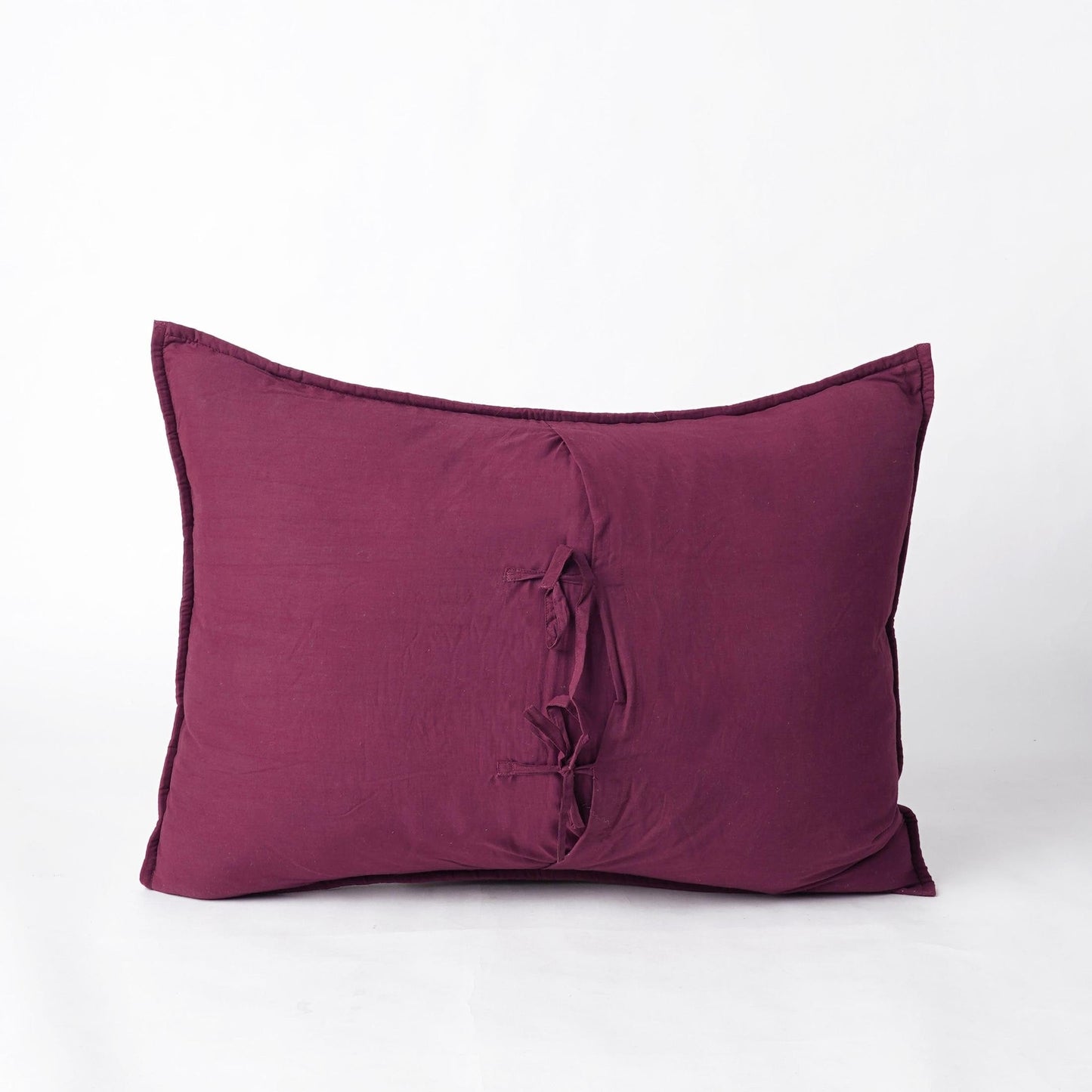 PLUM Cotton Quilted Pillow Cases – Premium Soft Multi‑Size Set