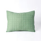 Sage Green Cotton Quilted Pillow Cases | Handmade | Multiple Sizes