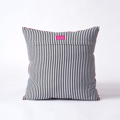 Red Velvet Embroidered Christmas Pillow Cover – 4 Size Options
