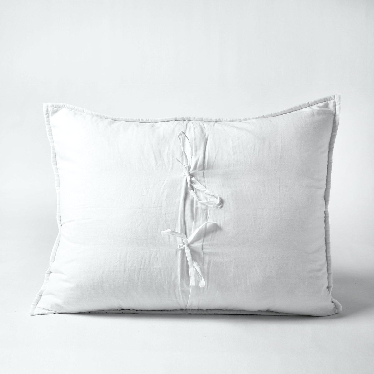 Shwet White Hexagon Quilted Pillow Cases | 100% Cotton | Multiple Sizes
