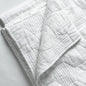 SHWET | White Hexagon Cotton Quilt | 100% Cotton | Single, Queen & King Sizes