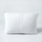Shwet White 300TC Cotton Satin Quilted Pillow Cases | Luxury | Multiple Sizes