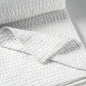 SHWET White Kantha Quilt | Stripe Quilting | 100% Cotton | Single, Queen & King