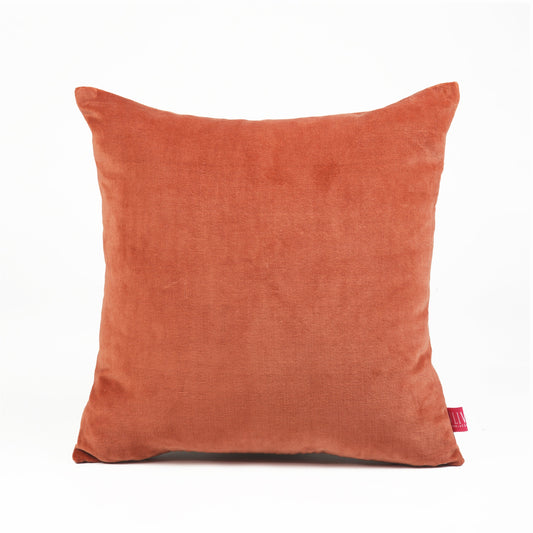 Rust Velvet Linen Reversible Cushion Cover – Multiple Sizes