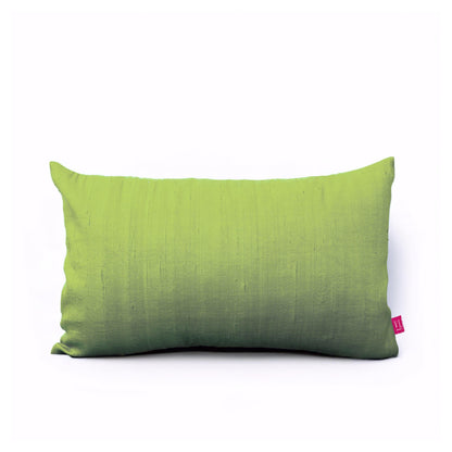 Spring Green Pure Silk Pillow Cover – Vibrant Luxury Sizes