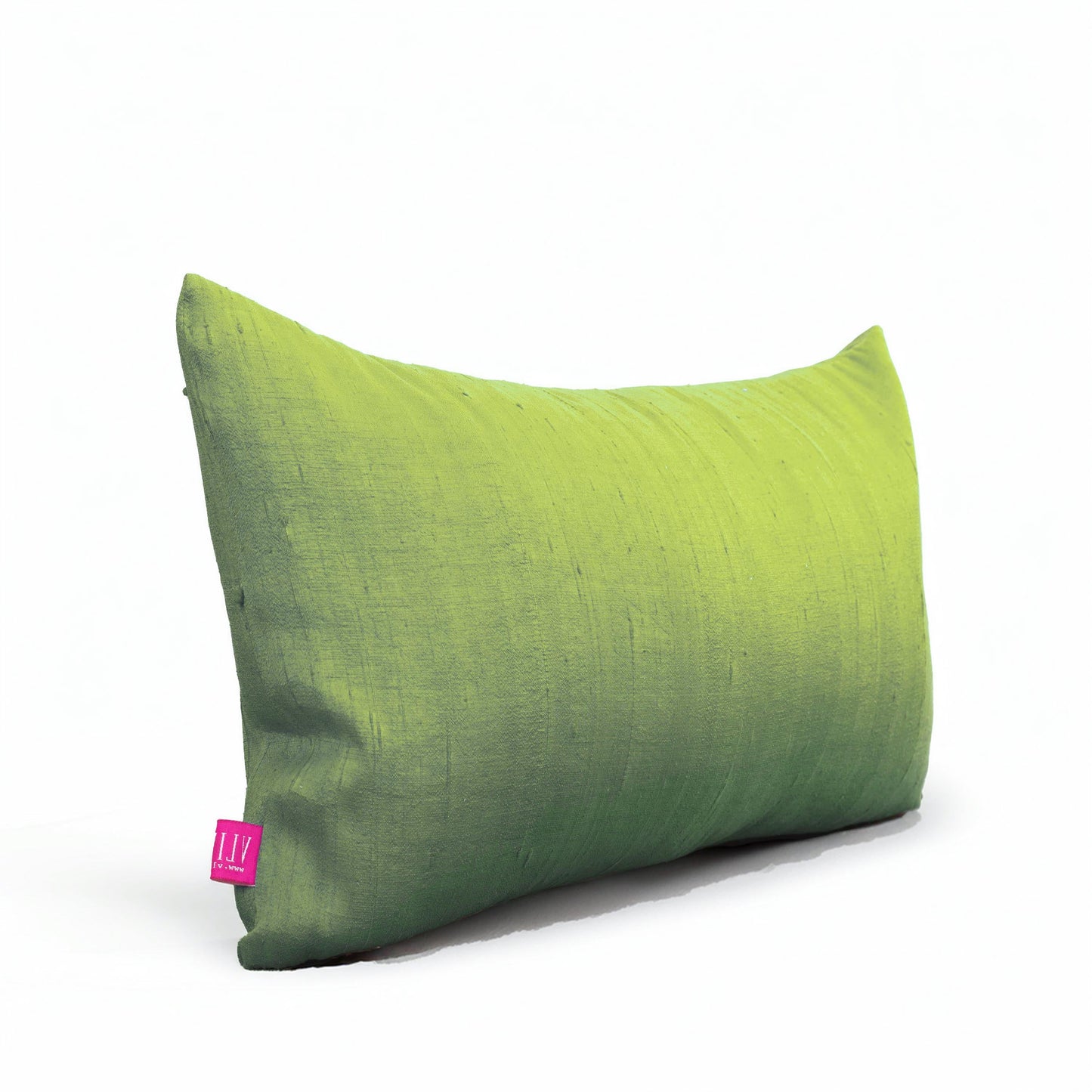 Spring Green Pure Silk Pillow Cover – Vibrant Luxury Sizes