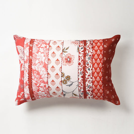 French Vintage Patchwork Pillow Cover Decorative Cushion Cover 14x21