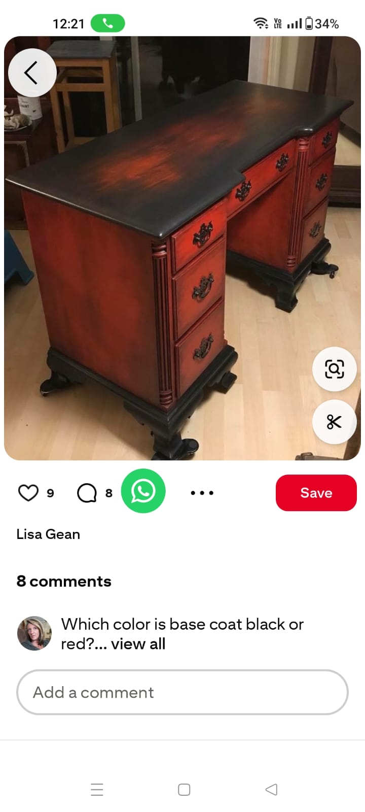 Vintage Chest Of Drawer - Custom
