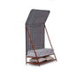 Bunaai Bench – Rose Gold & Grey Niwar Upholstered Seating