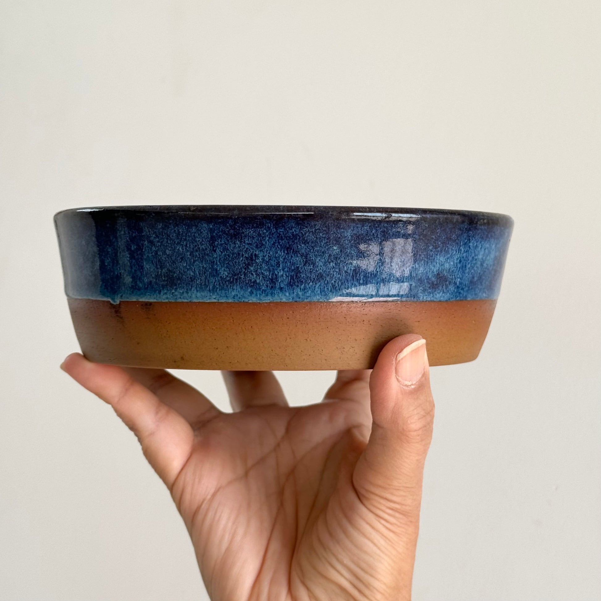 LivingClay Harvest Bowls Set of 2 – Rustic Clay Serving Bowls