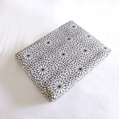 Black White Moroccan 3‑Layer Cotton Dohar Blanket – Soft Stylish
