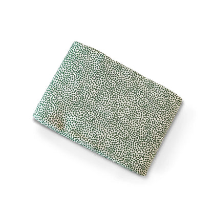 Modern Retro Green Dot Print Soft Cotton Three-Layer Dohar | Lightweight Blanket | Baby & Single Bed Sizes