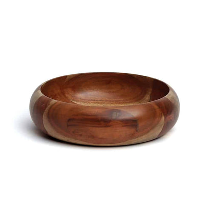 Cory Rich Handcrafted Wooden Serving Bowl Set of Three
