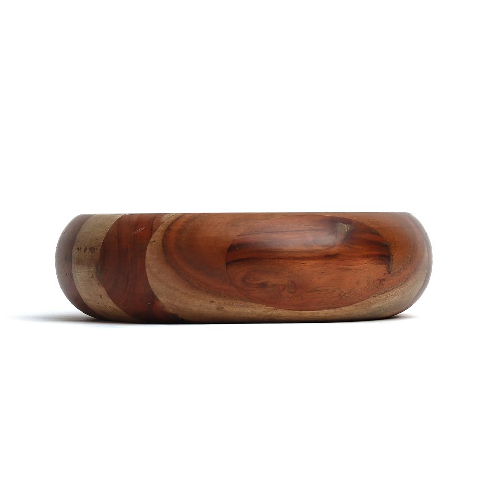 Cory Rich Handcrafted Wooden Serving Bowl Set of Three