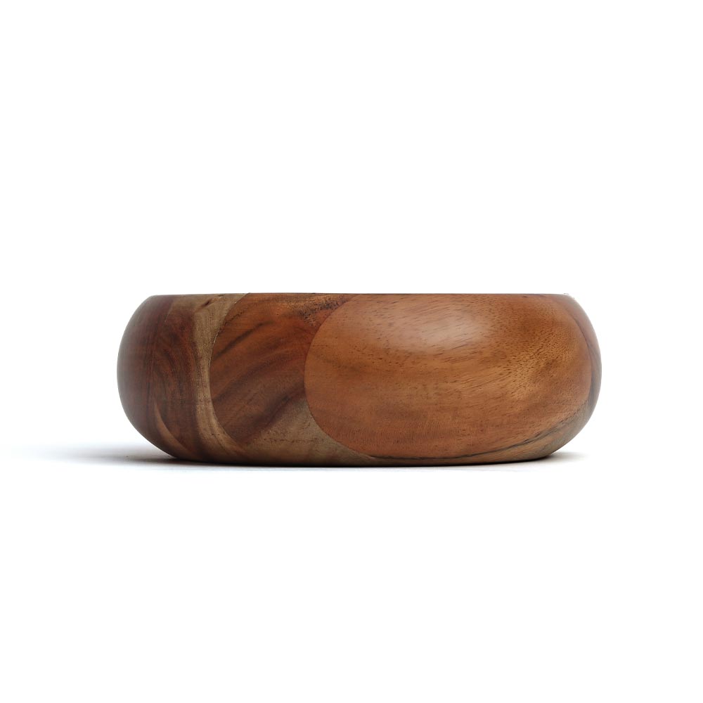 Cory Rich Handcrafted Wooden Serving Bowl Set of Three
