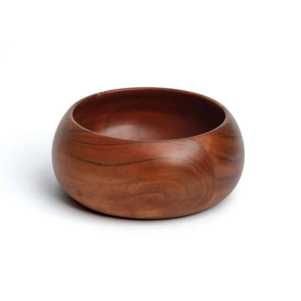 Cory Rich Handcrafted Wooden Serving Bowl Set of Three