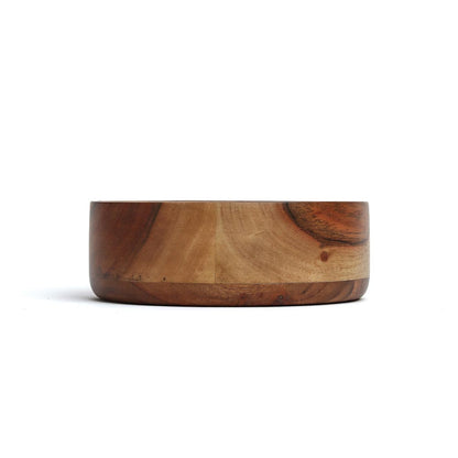 Handcrafted Hugh Fringe Solid Wood Bowl Set of 3