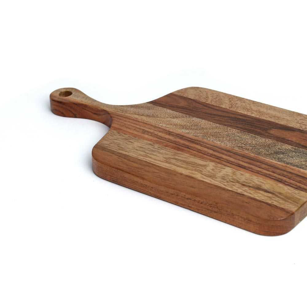 Blair Premium Natural Solid Wood Chopping Board with Ergonomic Handle