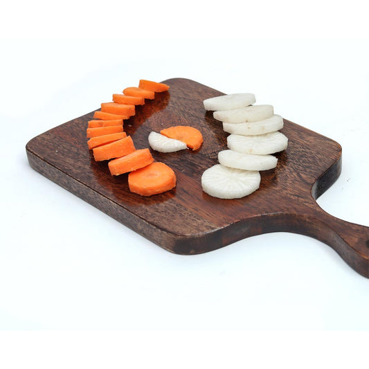 Premium Walnut Wooden Chopping Board with Ergonomic Handle