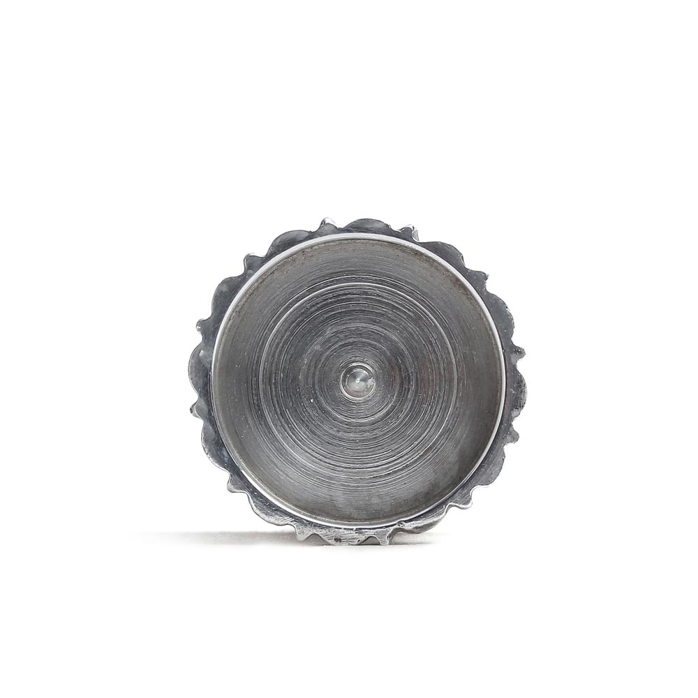 Qutub Silver Candle Stand – Small