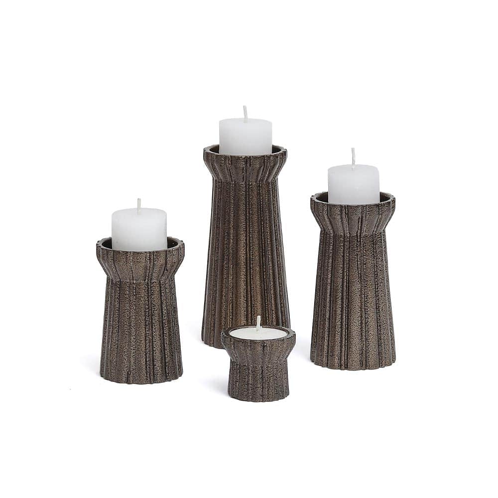 Qutub Gold Candle Stand – T light