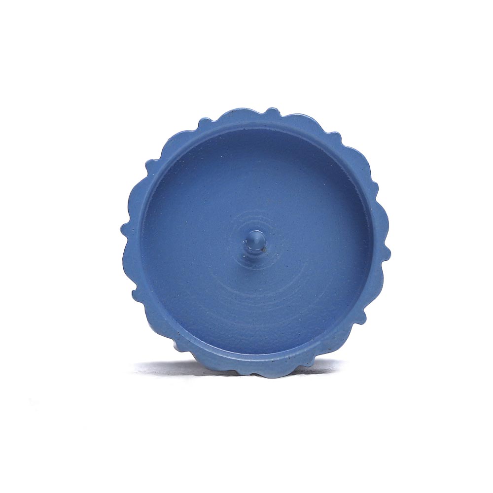 Qutub Azure Blue Candle Stand – set of 4