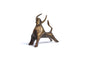 Handcrafted Brass Bull Sculpture – Luxury Gold Finish Décor