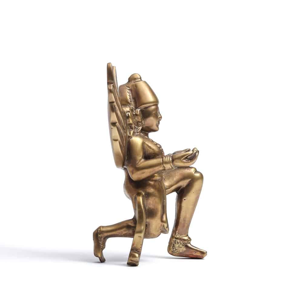 Exquisite Gold Brass Garuda Sculpture for Home Décor