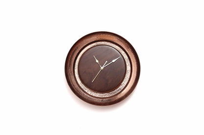 Aevum Designer Wall Clock — Copper