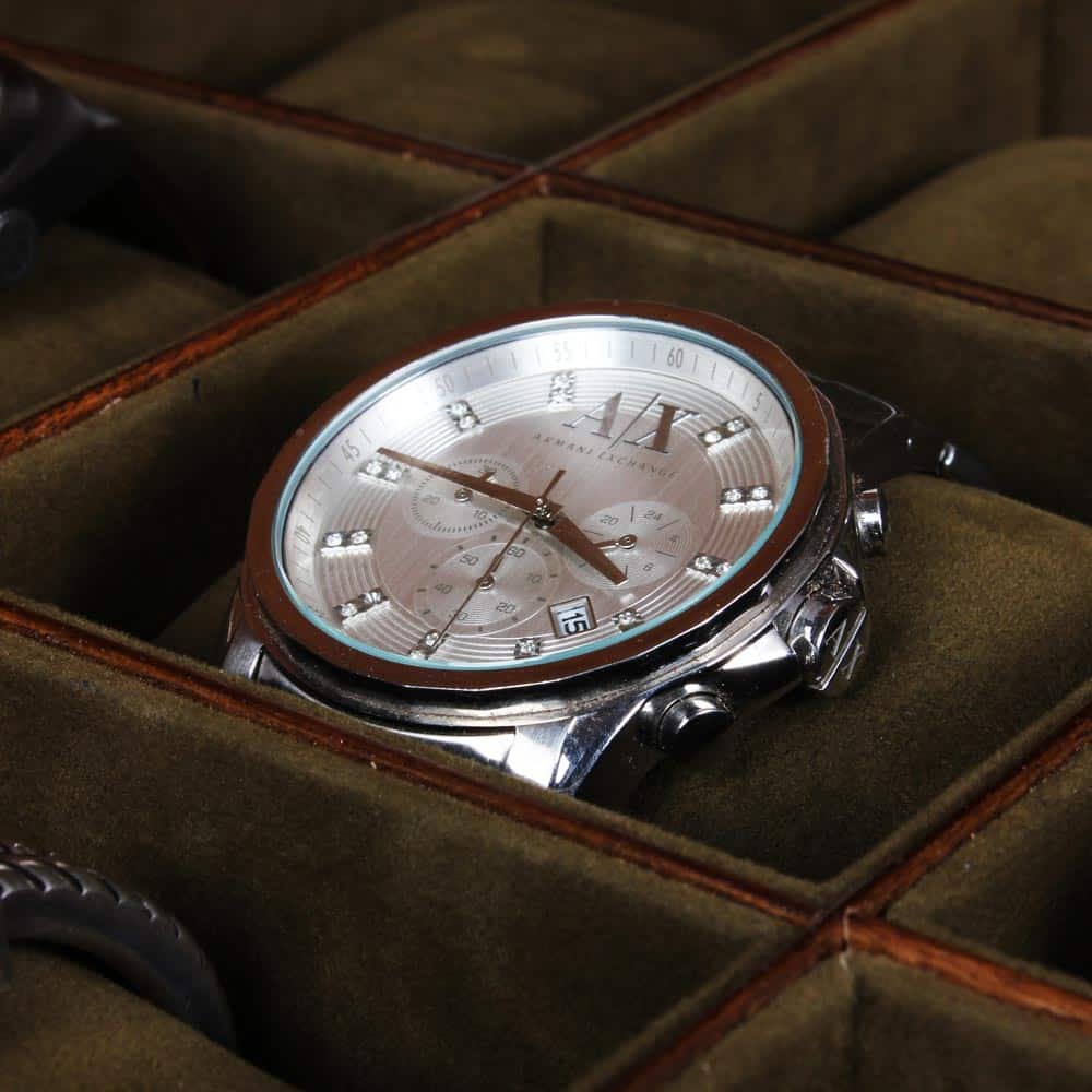Pearl Haute Luxury Watch Trunk – Premium Vegan Leather Storage for Watches