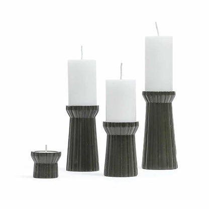 Qutub Jade Candle Stand – set of 4