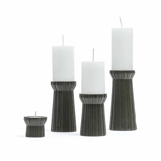 Qutub Jade Candle Stand – set of 4