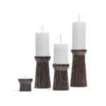 Qutub Gold Candle Stand – set of 4