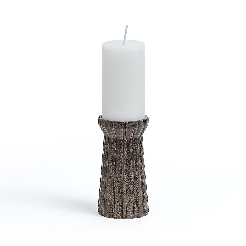 Qutub Gold Candle Stand – Medium