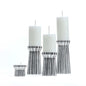 Qutub Silver Candle Stand – set of 4