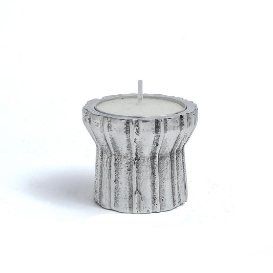 Qutub Silver Candle Stand – T light