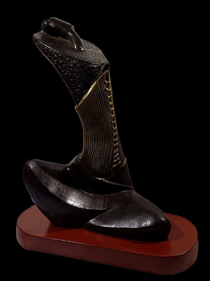 Elegant Bronze Seated Woman Sculpture by Subrata Paul - Contemporary Art Piece