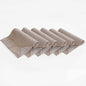 KINTSUGI Pure Linen Table Mats – with Gold & White Embroidery