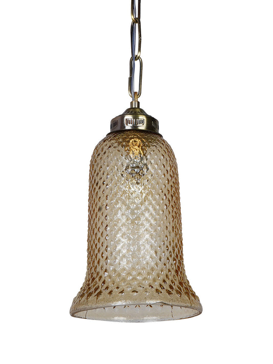 Brass Antique Aluminium 1-Light Pendant Light – 15.2 cm